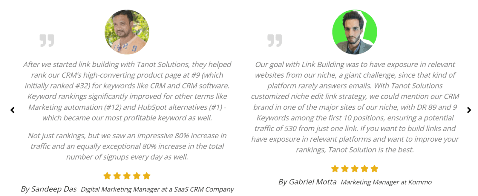 white label link building services client reviews