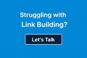 struggling with link building