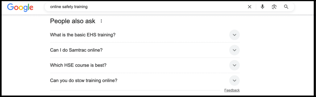 use people also ask to find topical adjacencies