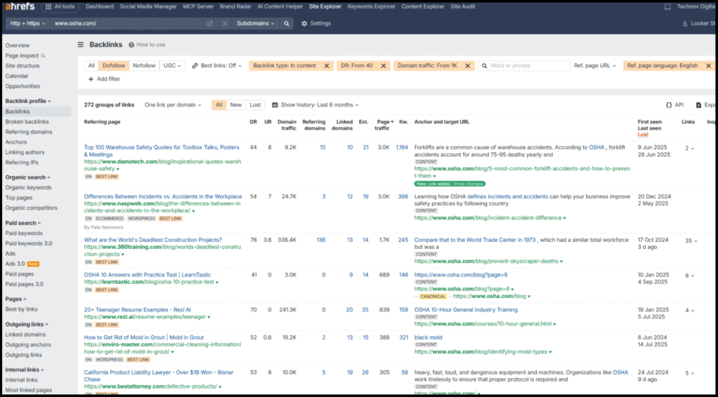 using competitor gap analysis backlink approach