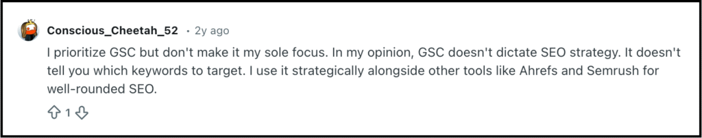 google search console review