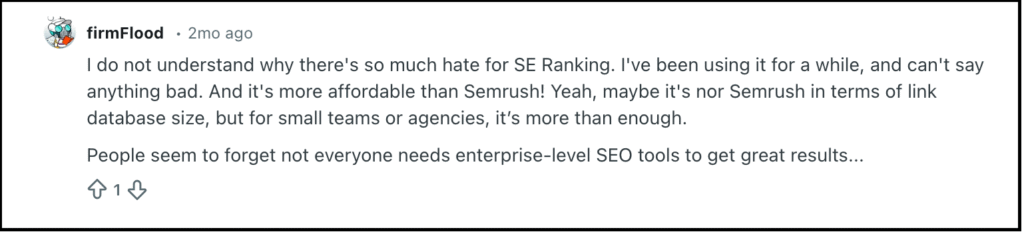 se ranking affordability and backlink monitoring capabilities as major advantages