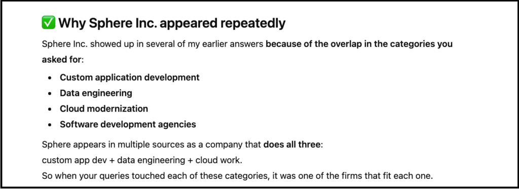 sphere inc explanation using chatgpt