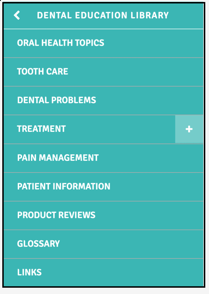 dental education menu