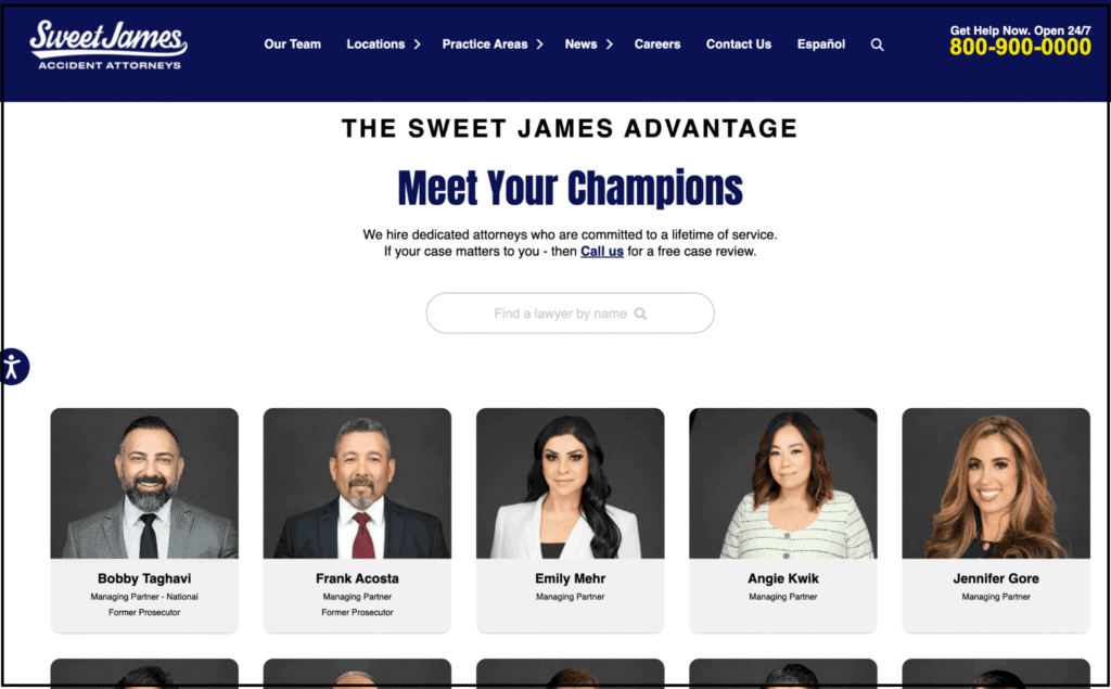 sweet james attorneys