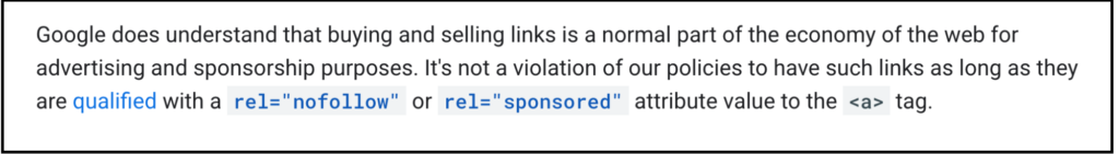 google sponsored links