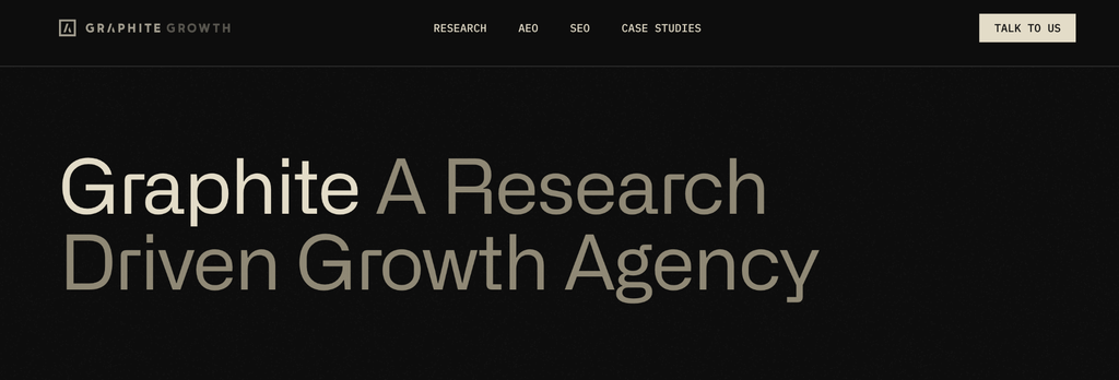 graphite growth agency homepage